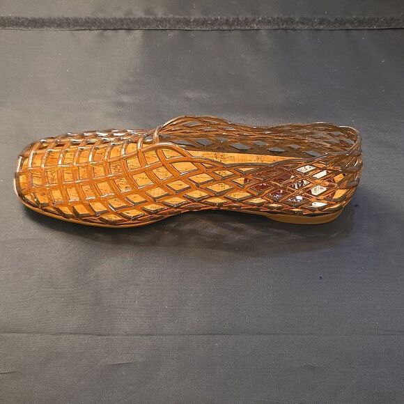 BRAND NEW CHARLES ALBERT WOMENS JELLY SQUARE TOE MESH BALLET FLATS - Picture 14 of 14